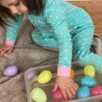 Easter Egg Water Scoop: A Baby & Toddler Sensory Activity