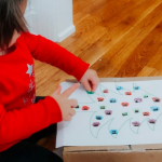 Christmas Pom Pom Push for Babies and Toddlers