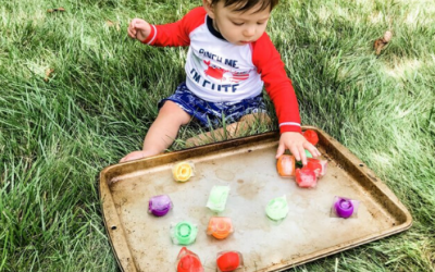 Frozen Toy Outdoor Sensory Baby and Toddler Activity