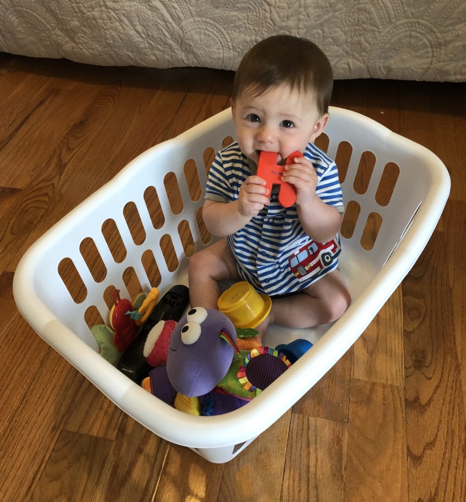 Common household items are the easiest and simplest way to keep your baby or toddler entertained for hours. No need for fancy toys with these household activities. Save your money and give your babies things that they can find throughout the house everyday, that's what they want anyway!