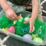Easter Sensory Bin for Babies and Toddlers