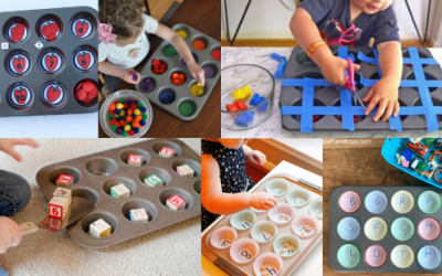 12 Muffin Tin Activities for Learning New Developmental Skills