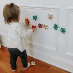Christmas Bow Wall Stick Activity