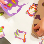 Christmas Sticker Toddler Fine Motor Activity