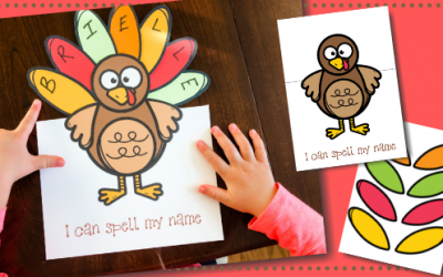 Turkey Name Learning Free Printable