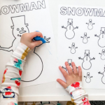 Winter Fine Motor and Coloring Sheets for Toddlers - Free Printable