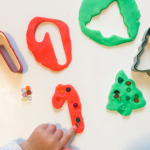 Christmas Play-Doh Fun With Cookie Cutters