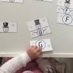 Free Printable Winter Snowman Letter Matching