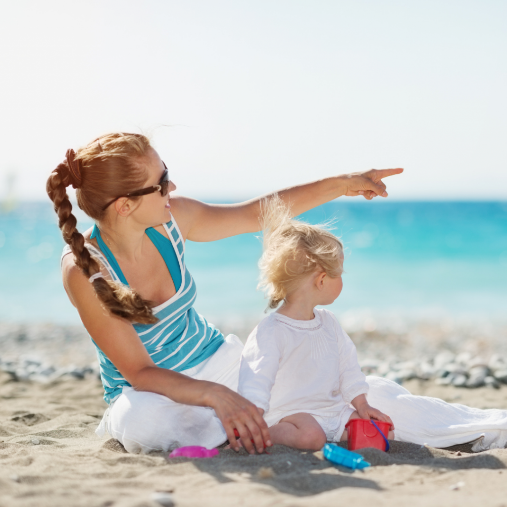 You may not even realize it but teaching your baby to point is a developmental milestone that goes right along with waving bye.