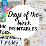 Do you want to help your preschool or kindergarten learn the days? Try a few days of the week printables; your kids will love these!
