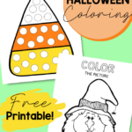 Halloween Coloring and Dot Printables