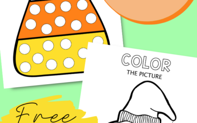 Halloween Coloring and Dot Printables