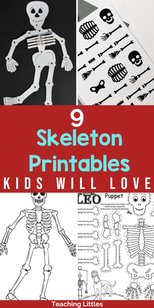 Are you looking for some skeleton printables for Halloween or teaching anatomy? Check out these awesome options for kids.