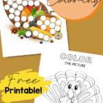 4 Thanksgiving Coloring & Dot-to-Dot Printables