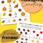 Thanksgiving Counting and Numbers Printables