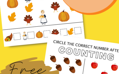 Thanksgiving Counting and Numbers Printables