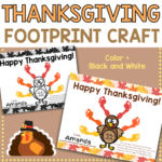 Thanksgiving Footprint Baby Craft