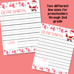 Two Adorable Letter to Santa Templates
