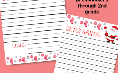 Two Adorable Letter to Santa Templates