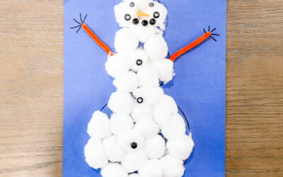 Preschool Cotton Ball Snowman Craft: A Fun Winter Craft