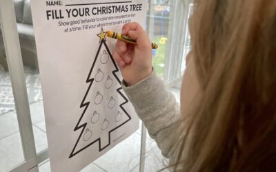 Christmas Tree Behavior Chart Free Printable