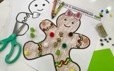 Decorate a Gingerbread Person – Free Printable