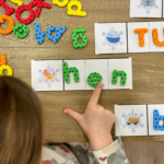 Winter Snowflake CVC Word Strips - FREE Printable