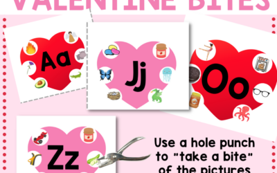 Valentine Heart Beginning Sound Punch Cards – Free Printable