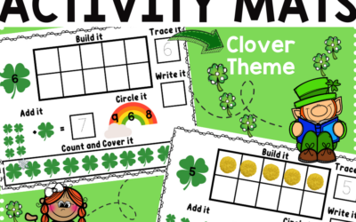 St Patrick’s Day Number Activity Mats – FREE Printables