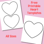 21 Free Printable Heart Templates for Cutting out Perfect Hearts