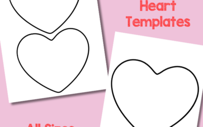 21 Free Printable Heart Templates for Cutting out Perfect Hearts