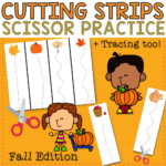 Fall Harvest Cutting Strips: Free Printable