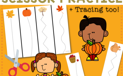 Fall Harvest Cutting Strips: Free Printable