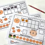 Fall Number Activity Mats: Free Preschool Math Printables