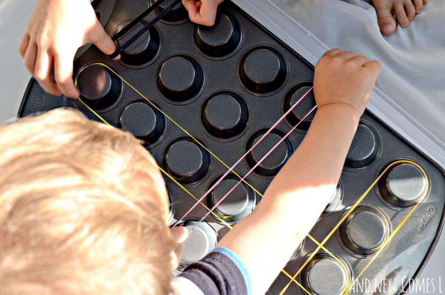 Use these simple muffin tin activities to come up with new ways to teach your toddlers & preschoolers. Using household items your child can learn new skills