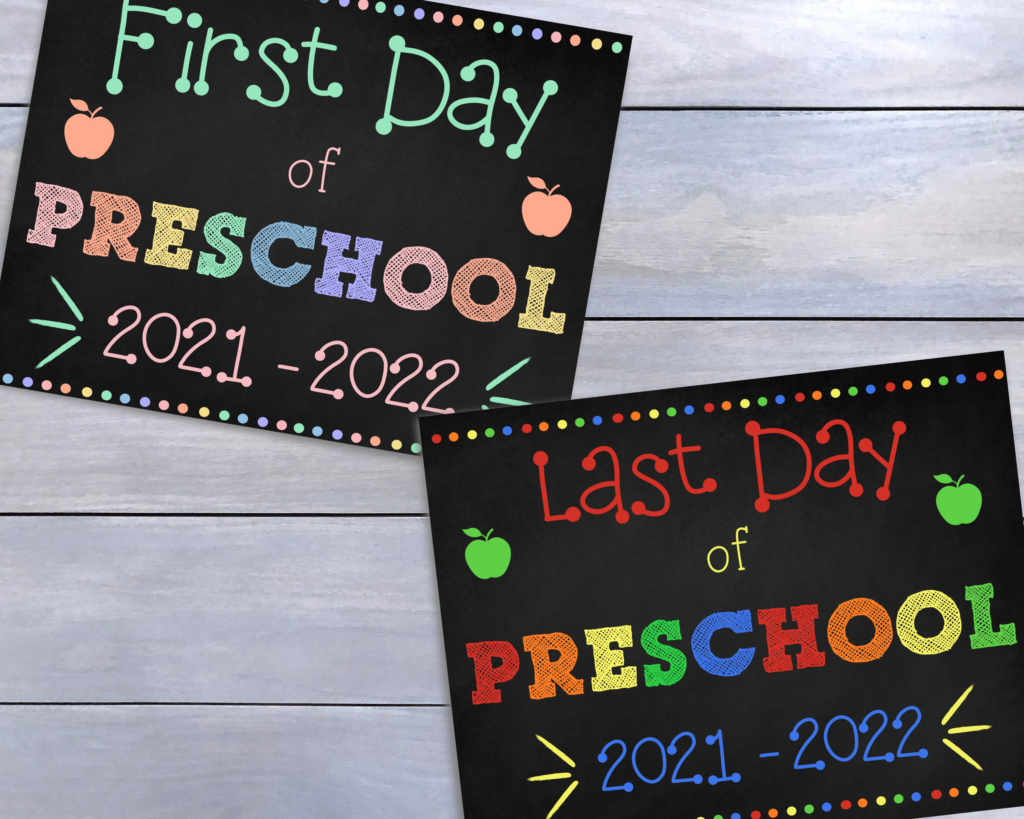 16 First and Last Day of School Sign New Photo Cards Preschool-College 