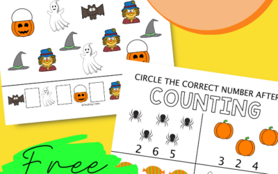Halloween Counting Printables: Free Printables for Preschoolers