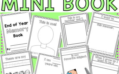 End of the School Year Free Printable Mini Memory Book